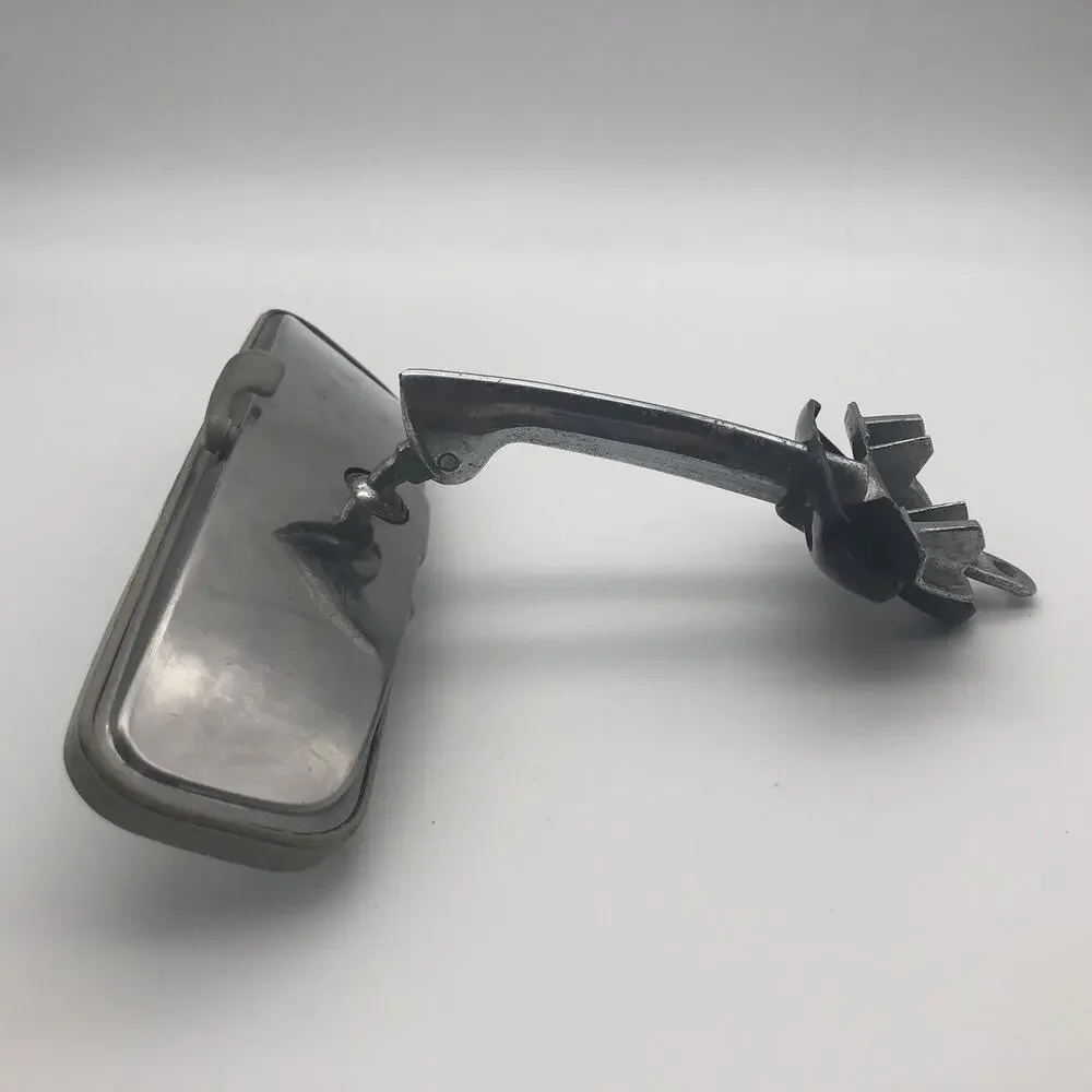 Vintage 60's GM Models 8”Chrome Stainless Rear View Day Night Mirror w/bracket